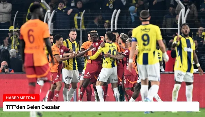 TFF’den Gelen Cezalar