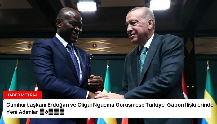 Cumhurbaşkanı Erdoğan ve Oligui Nguema Görüşmesi: Türkiye-Gabon İlişkilerinde Yeni Adımlar ⏬👇