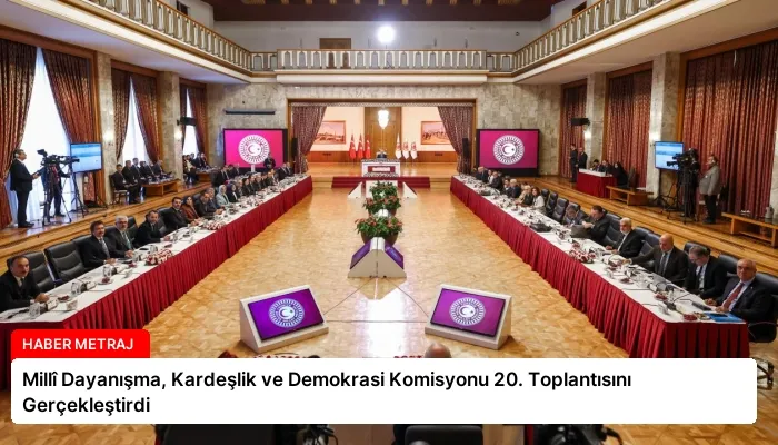 Millî Dayanışma, Kardeşlik ve Demokrasi Komisyonu 20. Toplantısını Gerçekleştirdi