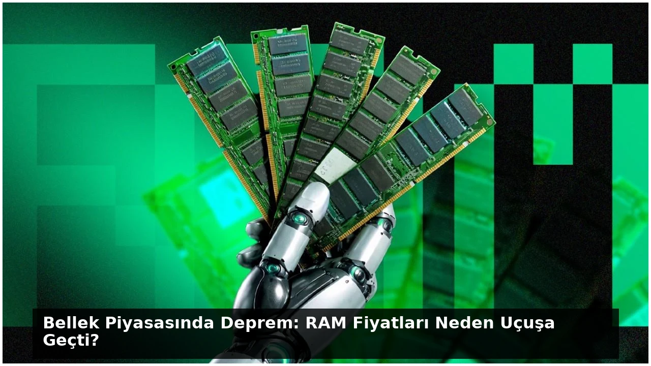 Bellek Piyasasında Deprem: RAM Fiyatları Neden Uçuşa Geçti?