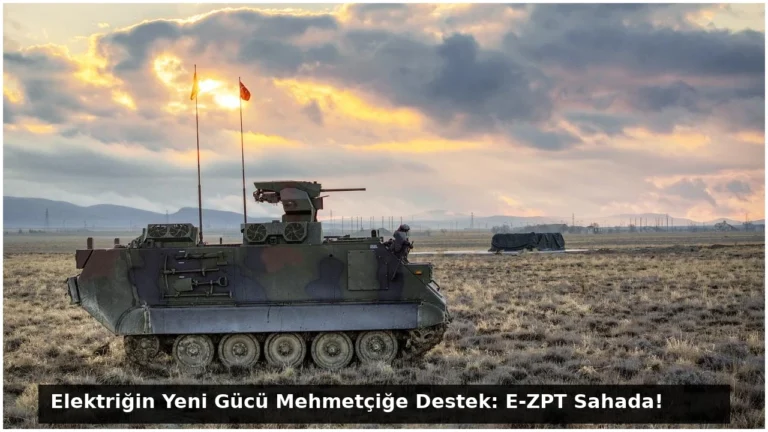 Elektriğin Yeni Gücü Mehmetçiğe Destek: E-ZPT Sahada!
