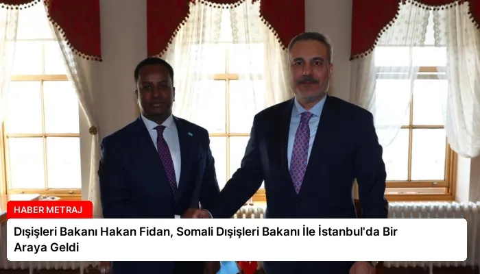 Dışişleri Bakanı Hakan Fidan, Somali Dışişleri Bakanı İle İstanbul’da Bir Araya Geldi