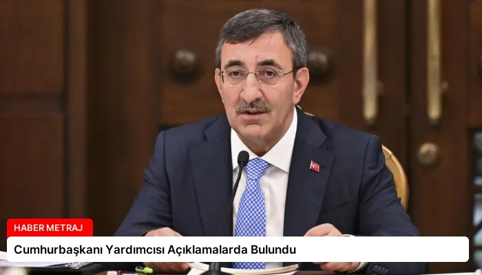 Cumhurbaşkanı Yardımcısı Açıklamalarda Bulundu
