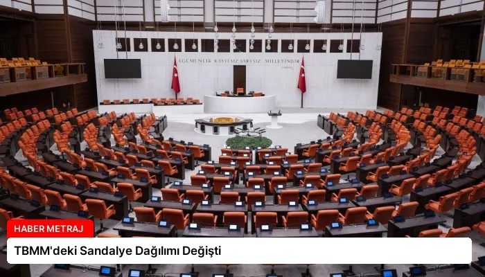 TBMM’deki Sandalye Dağılımı Değişti