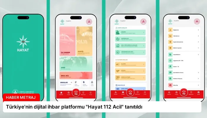 Türkiye’nin dijital ihbar platformu “Hayat 112 Acil” tanıtıldı