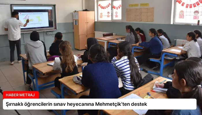 Şırnaklı öğrencilerin sınav heyecanına Mehmetçik’ten destek