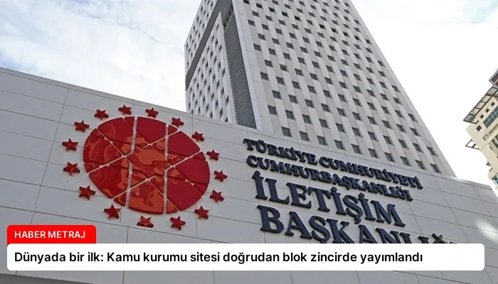 Dünyada bir ilk: Kamu kurumu sitesi doğrudan blok zincirde yayımlandı