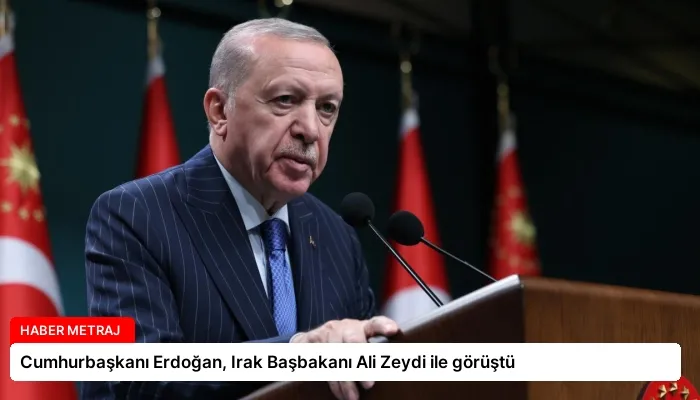 Cumhurbaşkanı Erdoğan, Irak Başbakanı Ali Zeydi ile görüştü
