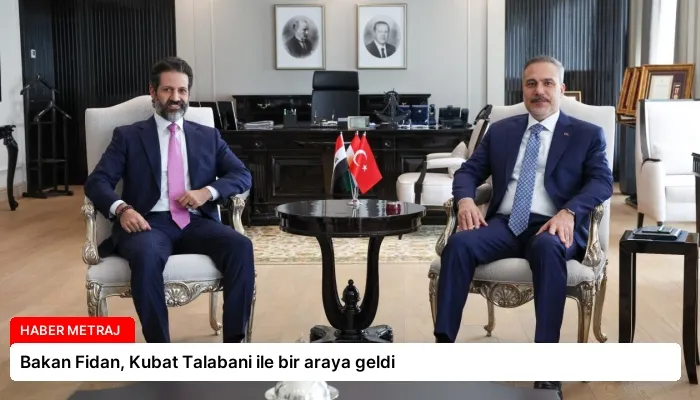 Bakan Fidan, Kubat Talabani ile bir araya geldi