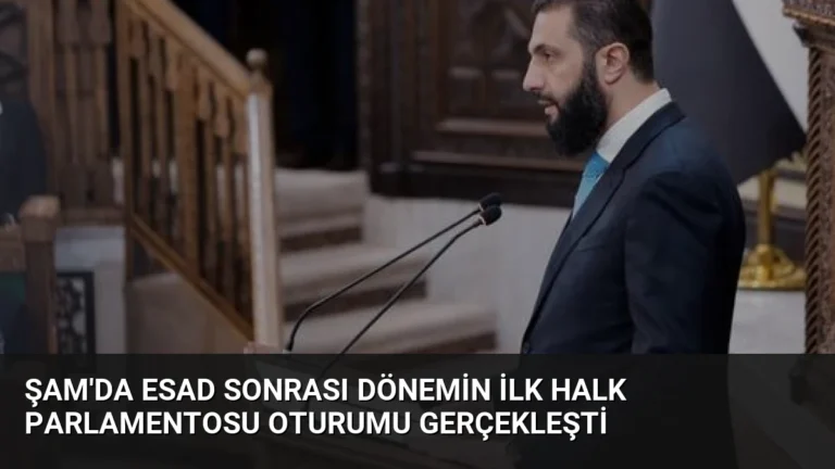 Şam’da Esad Sonrası Dönemin İlk Halk Parlamentosu Oturumu Gerçekleşti