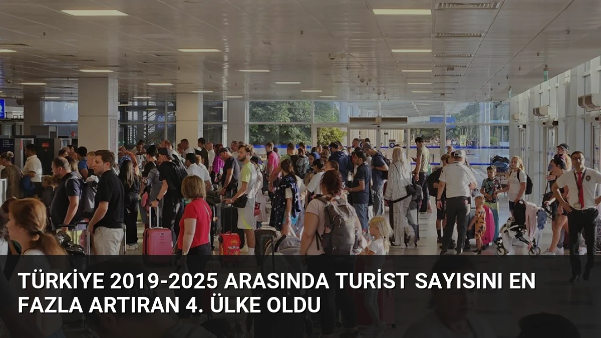 Türkiye 2019-2025 Arasında Turist Sayısını En Fazla Artıran 4. Ülke Oldu