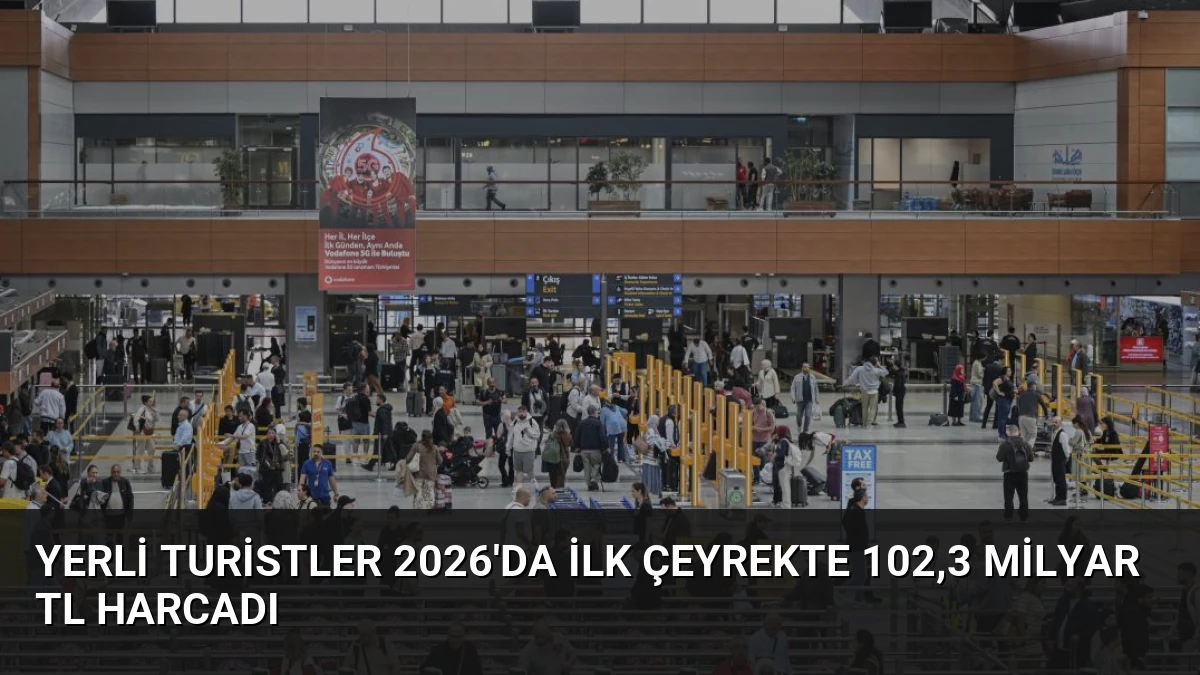 Yerli Turistler 2026’da İlk Çeyrekte 102,3 Milyar TL Harcadı