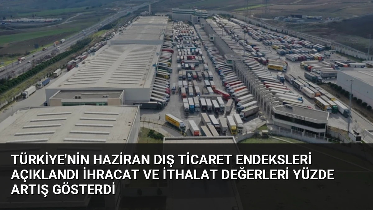 Türkiye’nin Haziran Dış Ticaret Endeksleri Açıklandı İhracat ve İthalat Değerleri Yüzde Artış Gösterdi