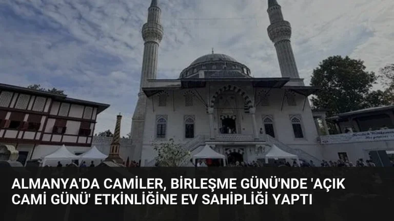 Almanya’da Camiler, Birleşme Günü’nde ‘Açık Cami Günü’ Etkinliğine Ev Sahipliği Yaptı