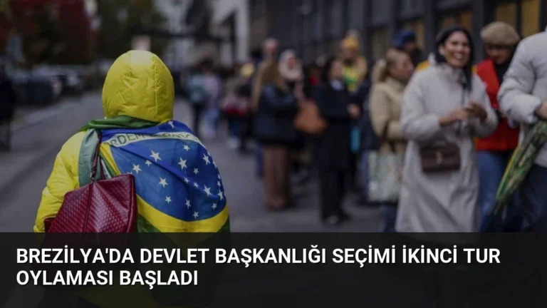 Brezilya’da Devlet Başkanlığı Seçimi İkinci Tur Oylaması Başladı