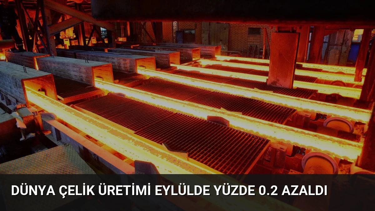 Dünya Çelik Üretimi Eylülde Yüzde 0.2 Azaldı